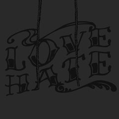 Tattoo Vieja Escuela '7' Love Hate Hoodie