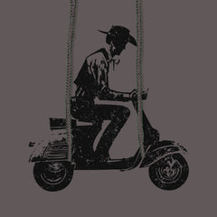 Vintage Motorcycle Club 'B' Howdy Scooter Hoodie