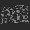 Related product : Tattoo Vieja Escuela '7' Love Hate T-Shirt