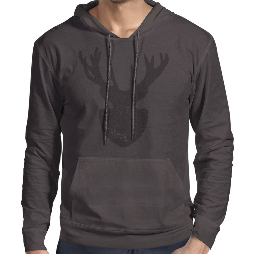 Nexa Rust Extras 'v' Deer Head Trophy Zippered Hoodie