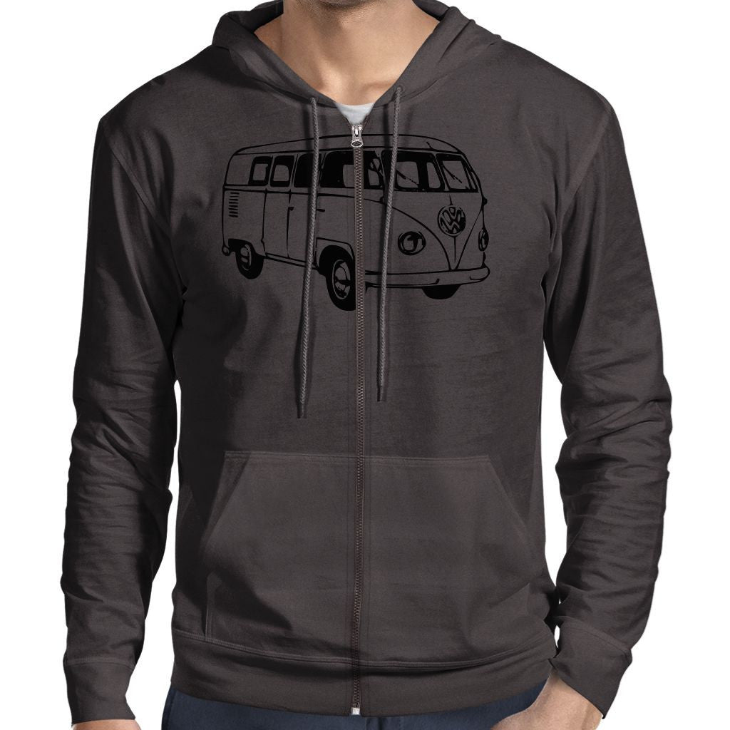 Old Car 'S' VW Van Zip Hoodie