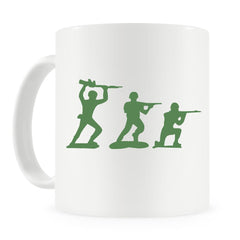 Green Army Men 'T,N,L,S,E,O' Soldier Mug