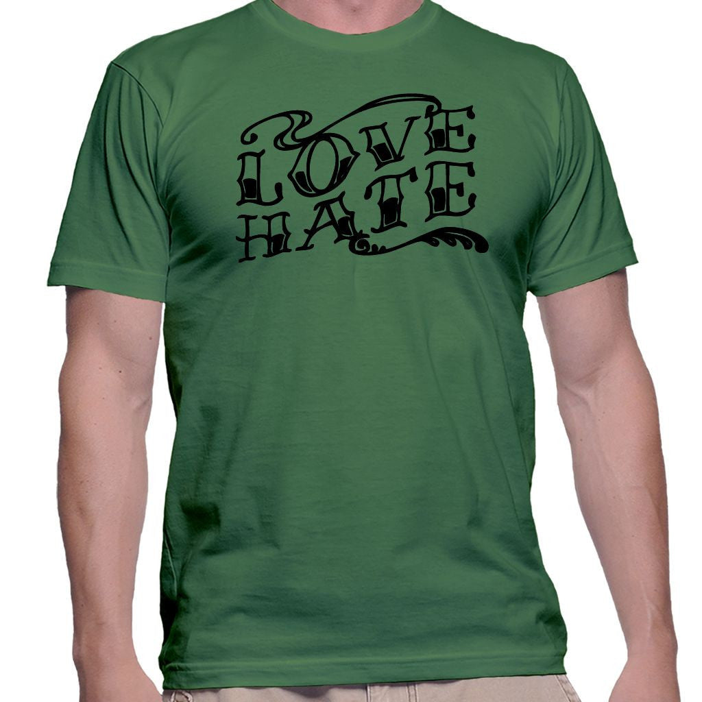 Tattoo Vieja Escuela '7' Love Hate T-Shirt