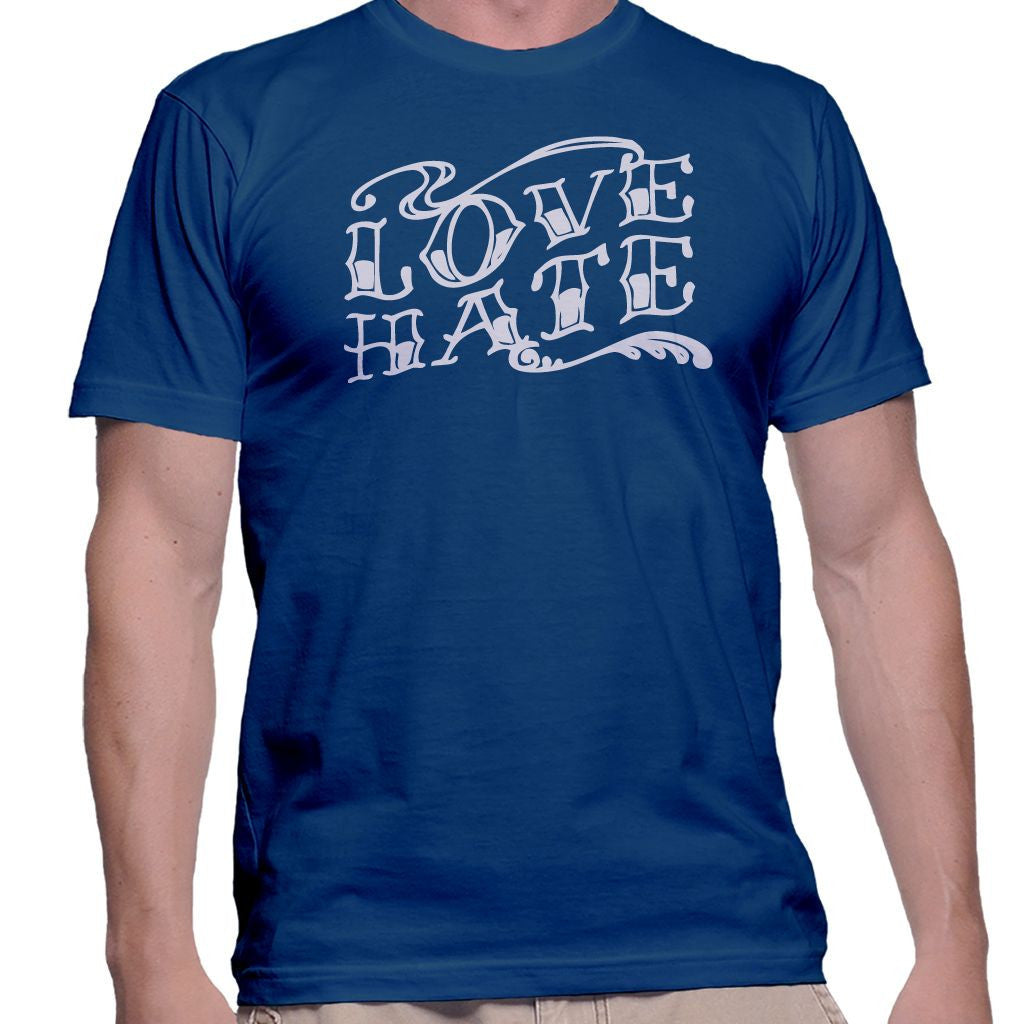 Tattoo Vieja Escuela '7' Love Hate T-Shirt