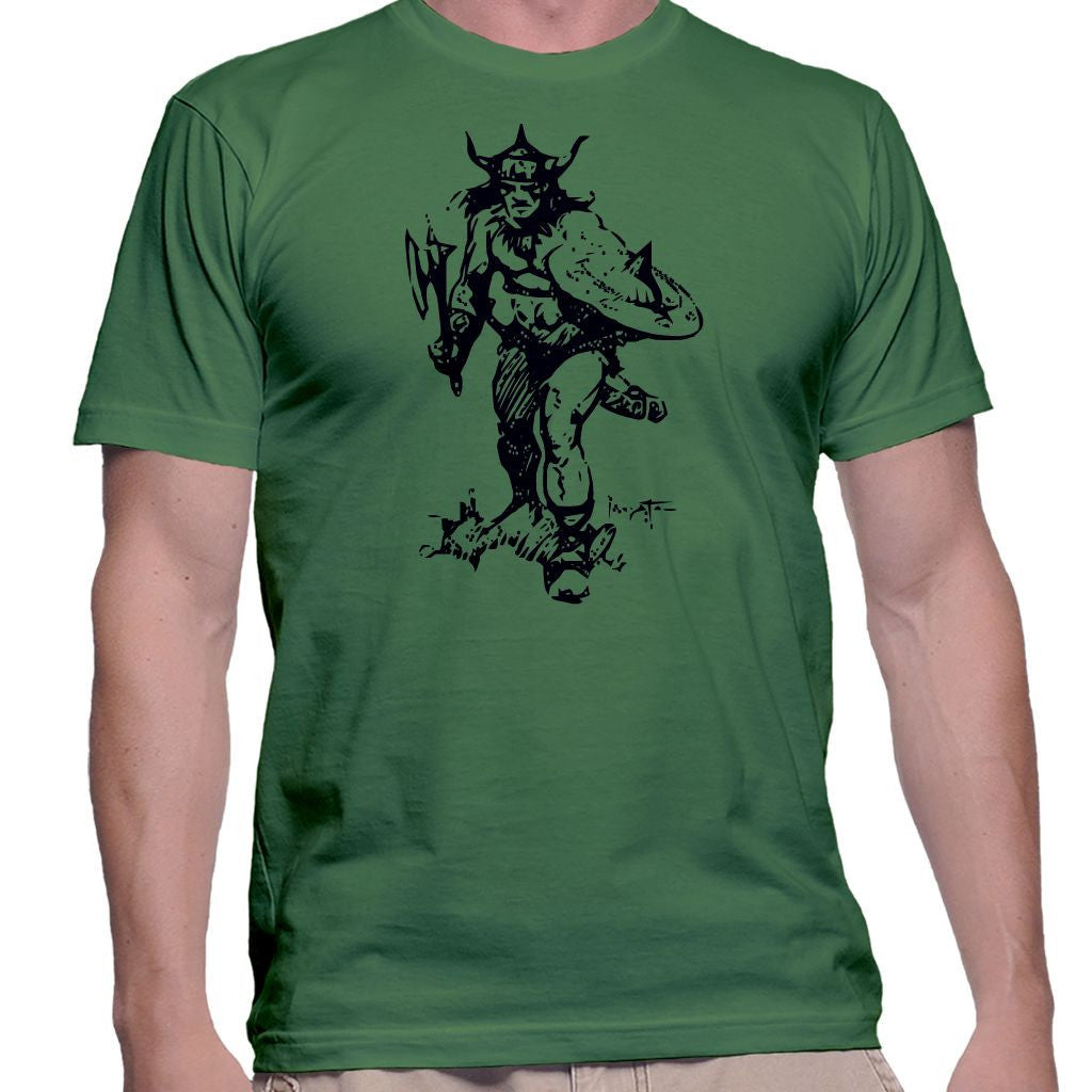 Frazetta Bats 'W' Barbarian T-Shirt
