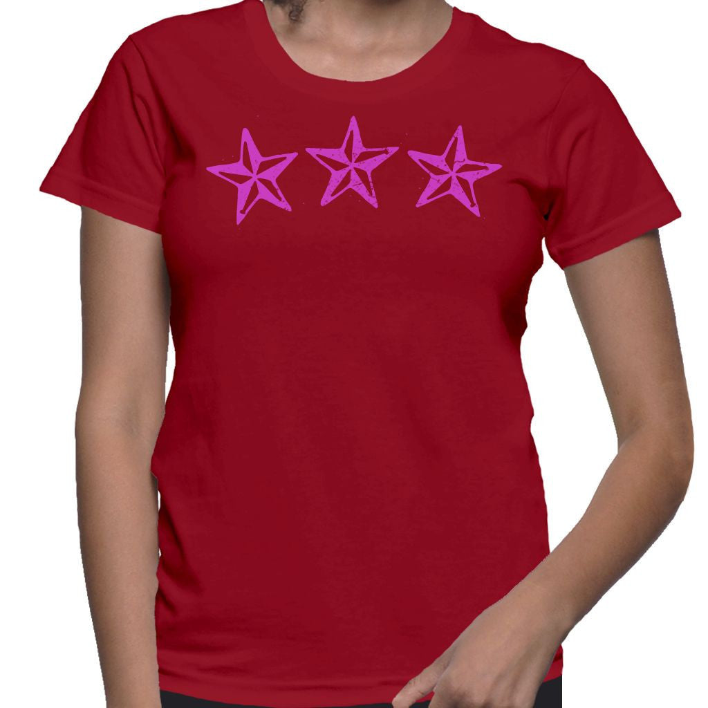 REconstructDing 'n' Three Stars Girly T-Shirt