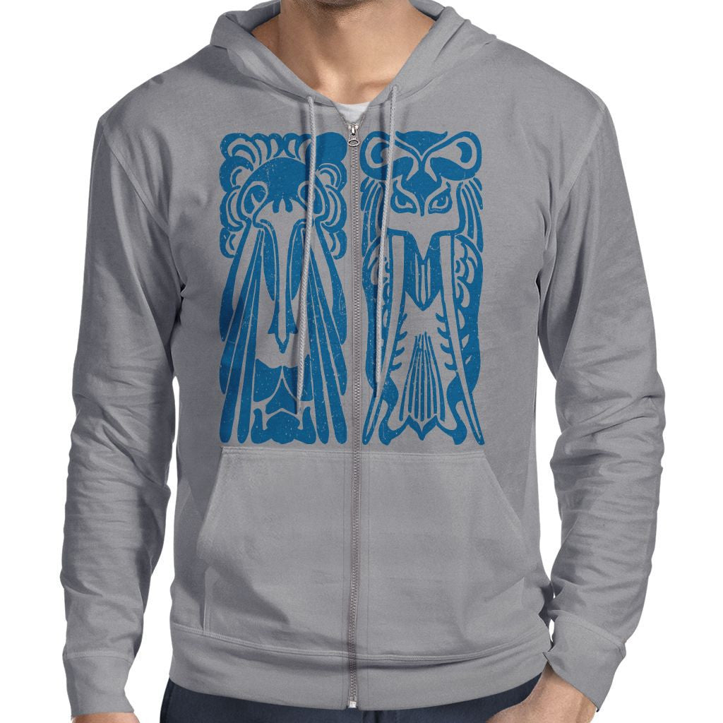 Jugendstil Ornamente 'xI' Art Nouveau Zip Hoodie