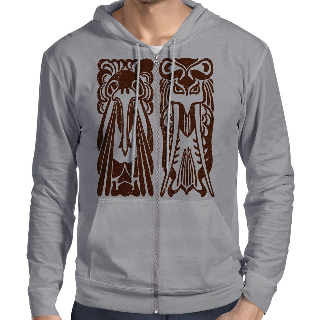 Jugendstil Ornamente 'xI' Art Nouveau Zip Hoodie